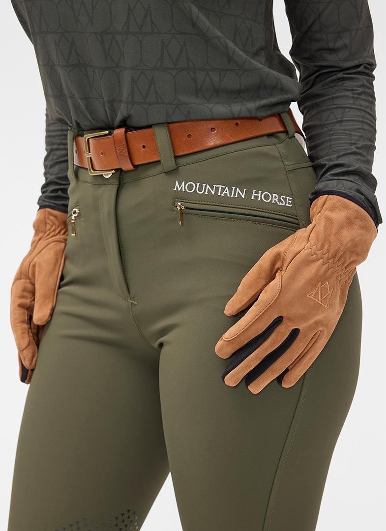 Mountain Horse Mountain Horse rękawiczki jeździeckie, skórzane 24h