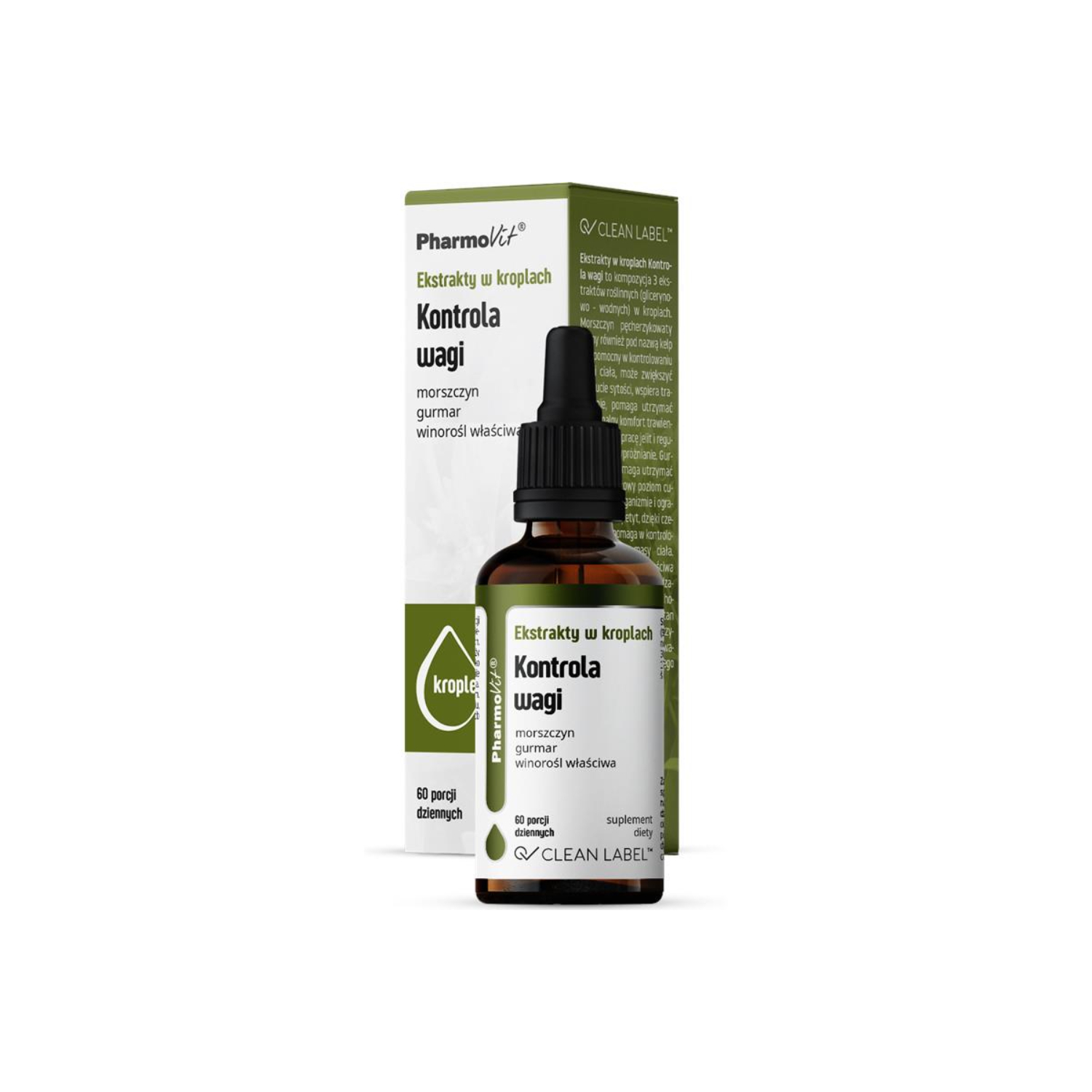 Pharmovit ekstrakty w kroplach kontrola wagi, 30 ml