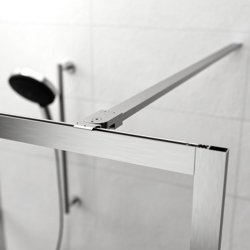 Sealskin Contour Walk-In ścianka prysznicowa 100 cm wolnostojąca stal nierdzewna szczotkowana/szkło przezroczyste CDA30986325100