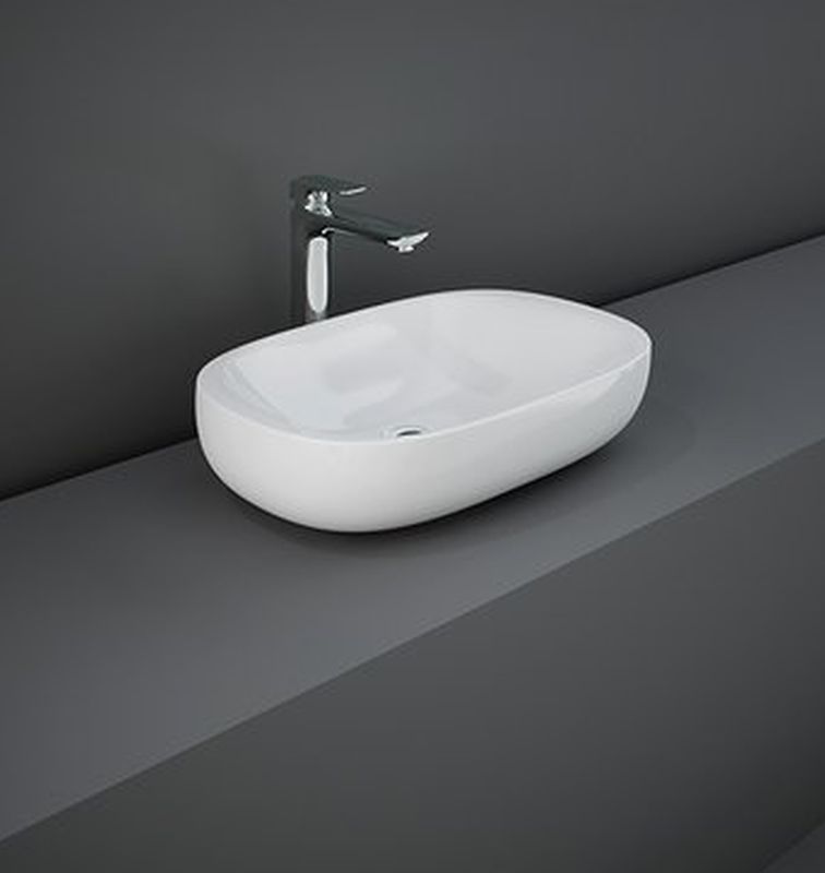 Rak Ceramics Illusion umywalka 60x38 cm nablatowa biała ILLCT6000AWHA