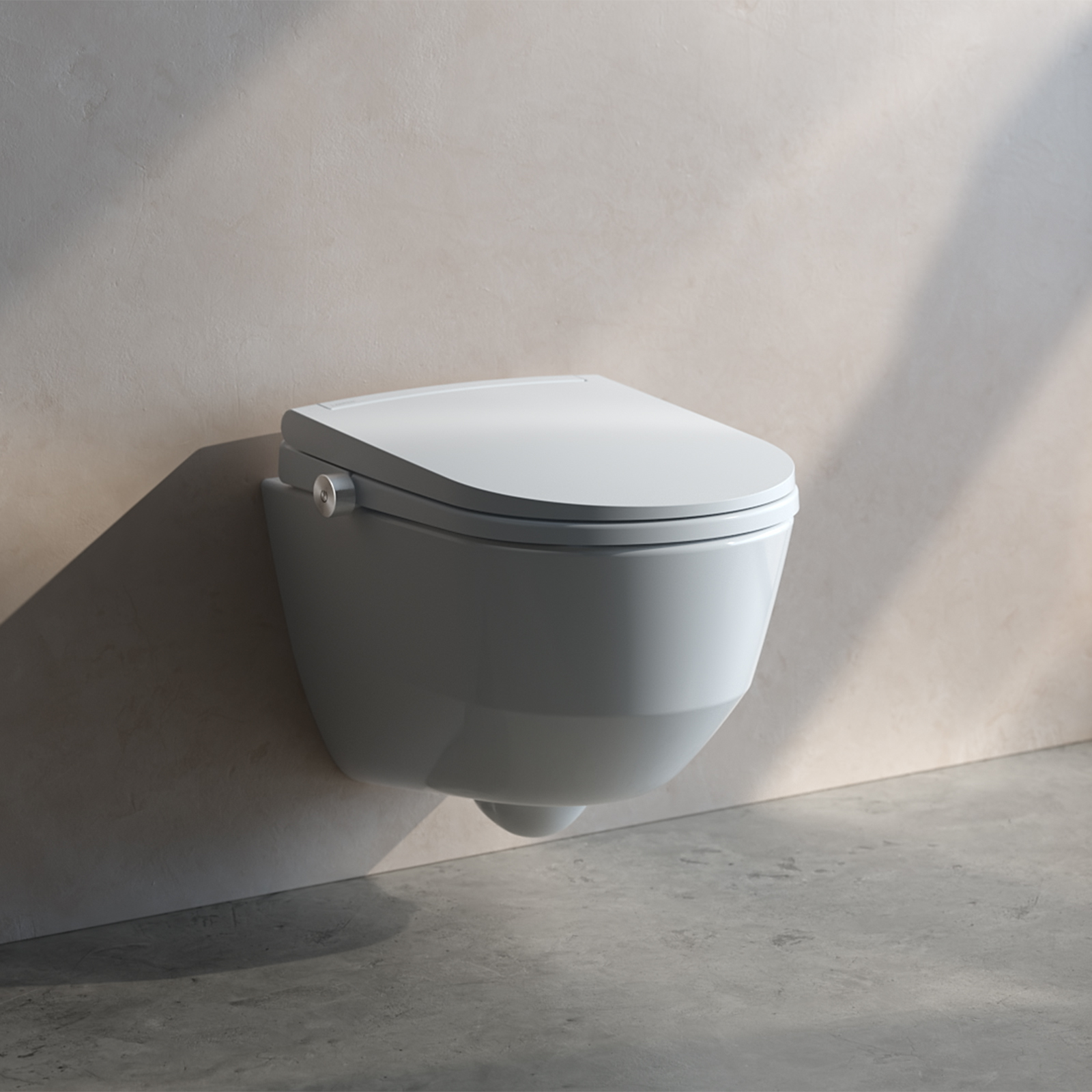 Laufen Cleanet Pro toaleta myjąca z pokrętłem sterującym wisząca bez kołnierza biała H600890000S002