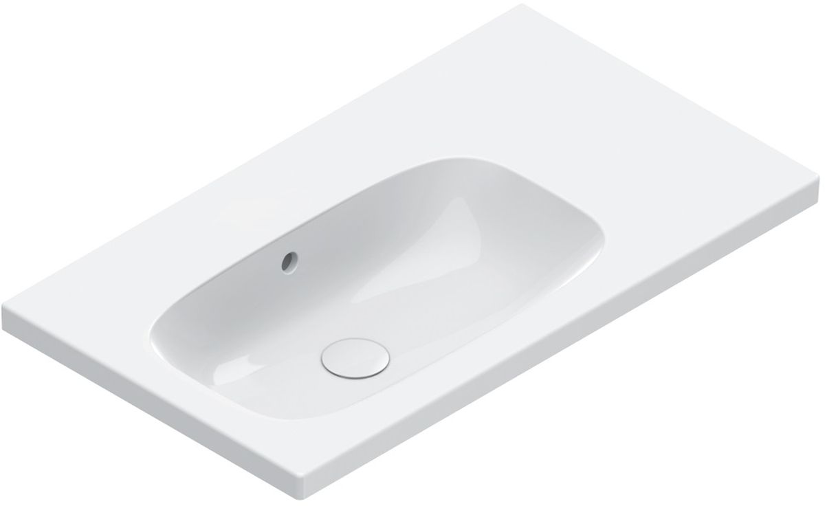 Catalano Alvea umywalka 80x46 cm prostokątna ścienna-meblowa biała 0620840001