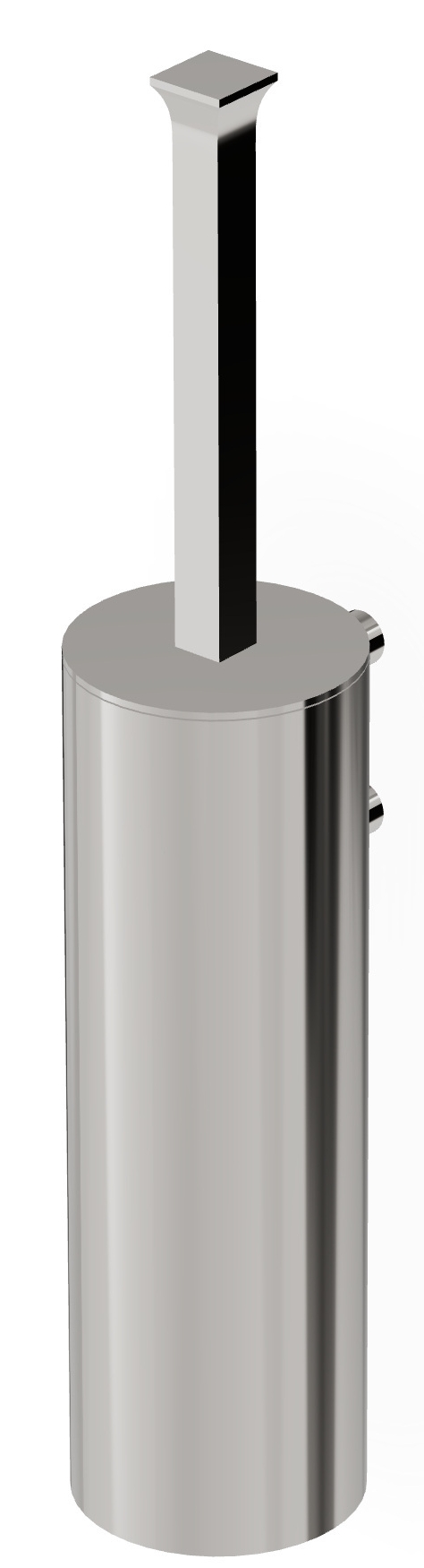 Zucchetti Bellagio szczotka toaletowa ścienna nikiel ZAC556.C8