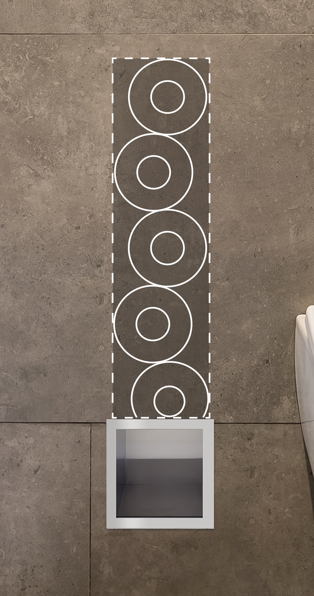 Balneo Wall-Box Paper 3 Inox magazynek na papier toaletowy wnękowy stal nierdzewna PB-IN3 - Wysyłka w 24h