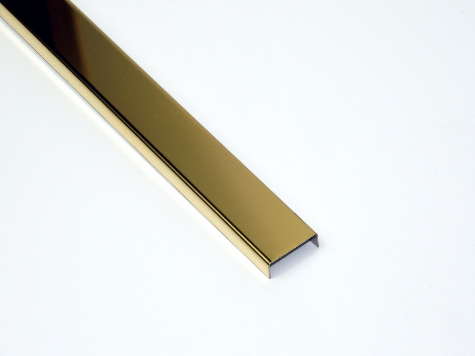 Profil Decor listwa do glazury 2x270 cm stal nierdzewna złoty poler