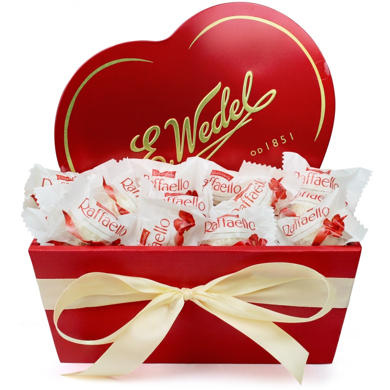 Kosz prezentowy Serce dla Kobiety