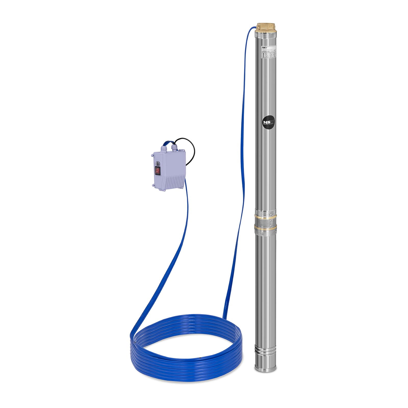 Pompa głębinowa do 96m - 2200W, stal szlachetna MSW-SPP48-220