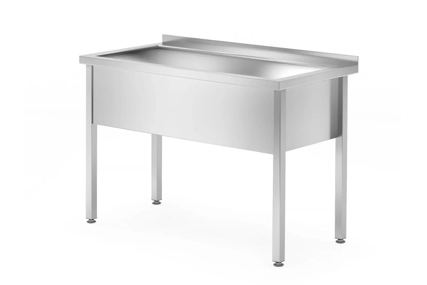 Basen gastronomiczny, zlewozmywak 100x60x85cm z rantem, komora 40 cm | 813423