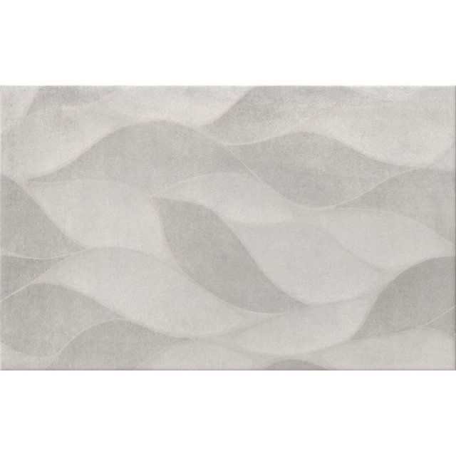 Płytka ścienna SMOKE light grey structure mat 25x40 #007 gat. I