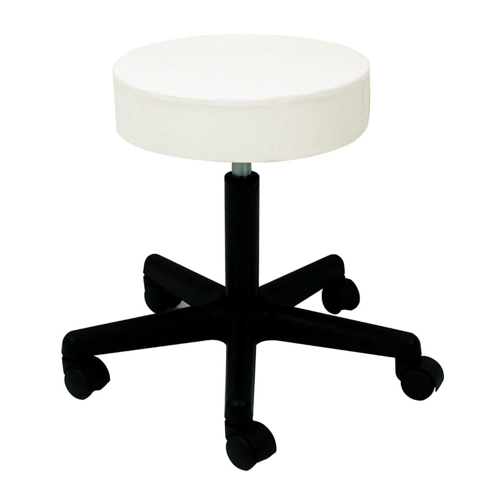 CO Taboret kosmetyczny BASIC 1 bez oparcia biały CN03322