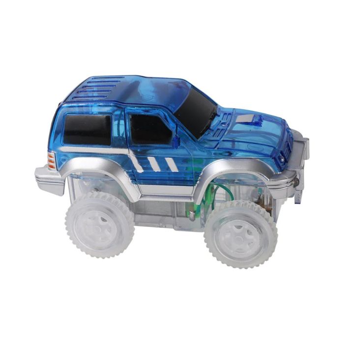 Cleverclixx Race Track Car-Blue