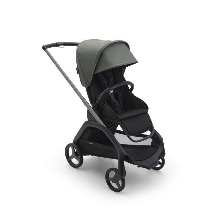 Bugaboo Dragonfly - wózek spacerowy-Graphite-Forest Green-Midnight Black