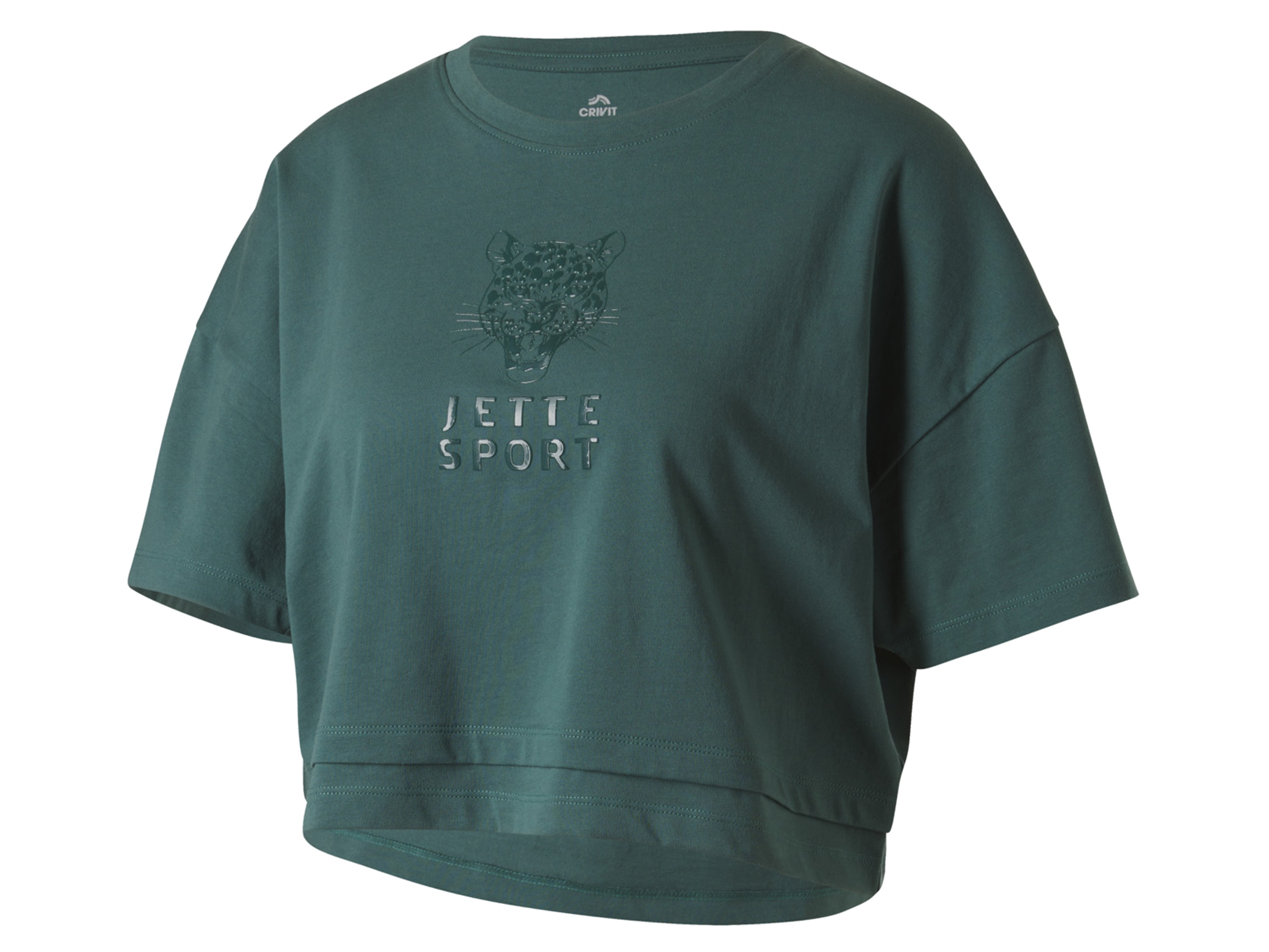 Crivit Koszulka funkcyjna damska Petrol, S36/38