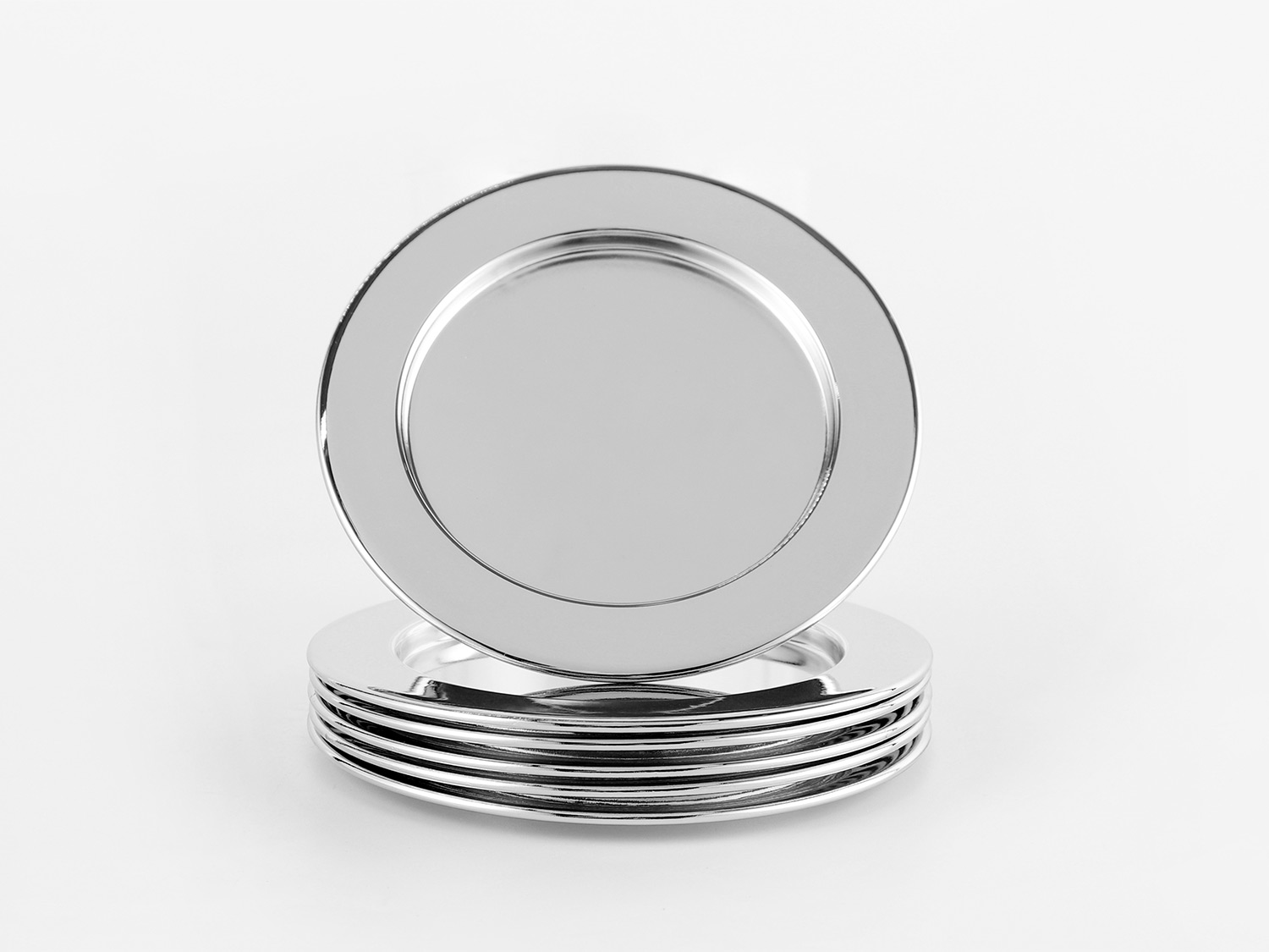 Echtwerk Zastawa ze stali szlachetnej Podstawek, 6 elementów, Stal szlachetna