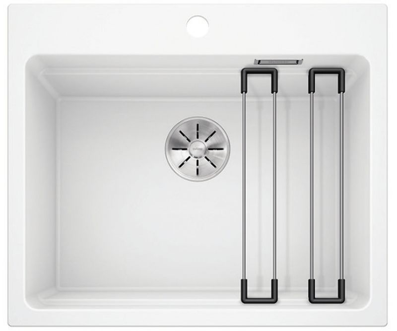 Darmowa Dostawa - Zlewozmywak granitowy 60x51 cm biały Blanco Etagon 6 524543