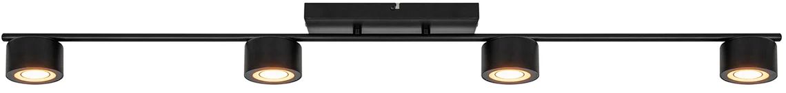 Darmowa Dostawa - Lampa podsufitowa 4x5 W czarna Nordlux Clyde 2213530103