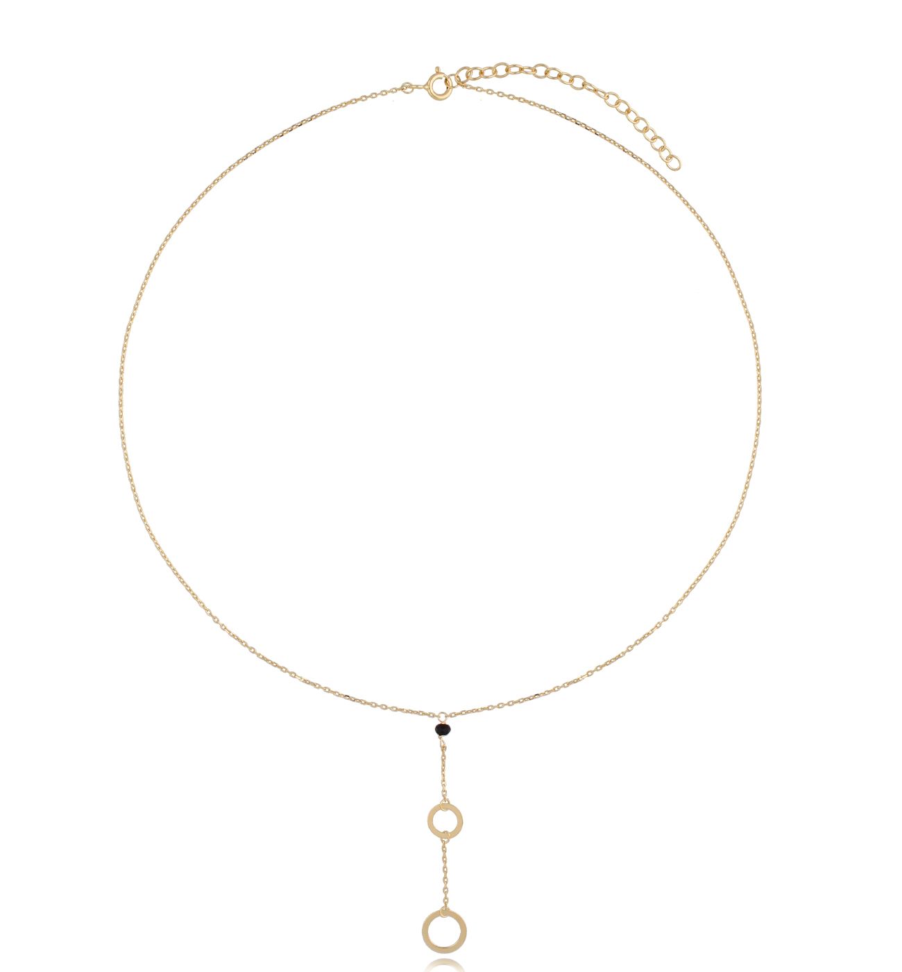 Naszyjnik pozłacany z wisiorkiem Zephyr NSE0119