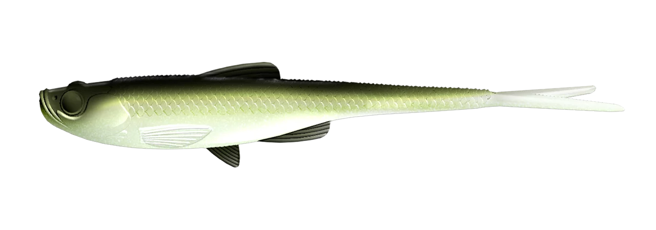 Libra Lures Guma Bleak V-Tail 20cm #031 Olive Whitefish