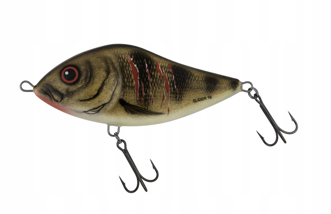 Salmo Wobler Slider Tonący 16cm Wounded Emerald Perch