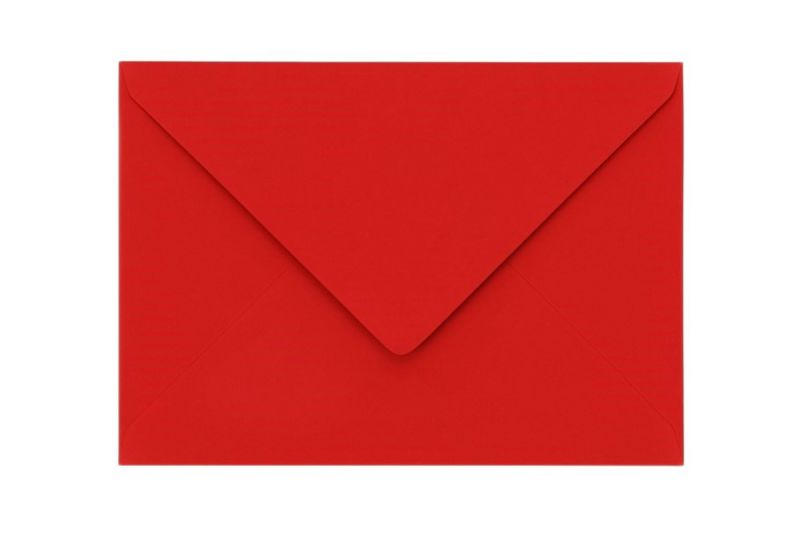 Koperty Ozdobne Neopak C5 Czerwone 120g - Koperty Kolorowe 50 szt.