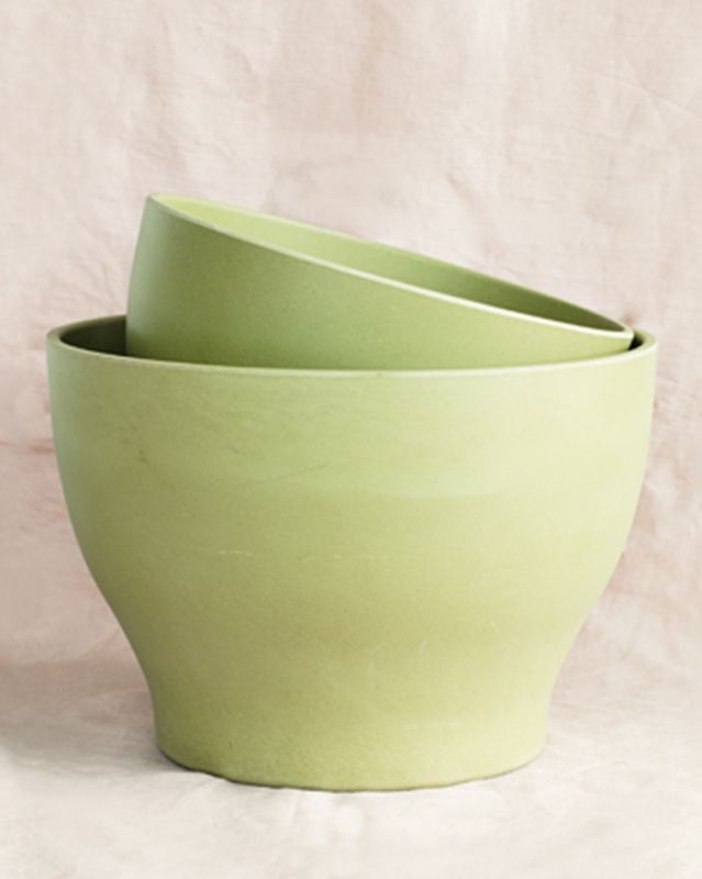 Ekologiczna donica bambusowa Direct Home and Garden zielona 30x20 cm 1 szt.