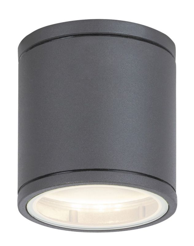 Lampa sufitowa zewnętrzna Rabalux Akron antracytowa 1 x GU10 x 35W IP54 wym: 9,2 x 9 x 9 cm - 1 szt.