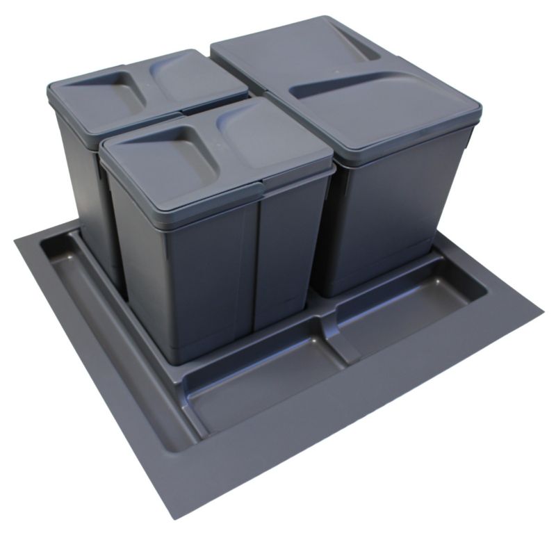 Sortownik na śmieci Hakner Optimo 15+7l+7l do szuflady 60 - 1 kpl