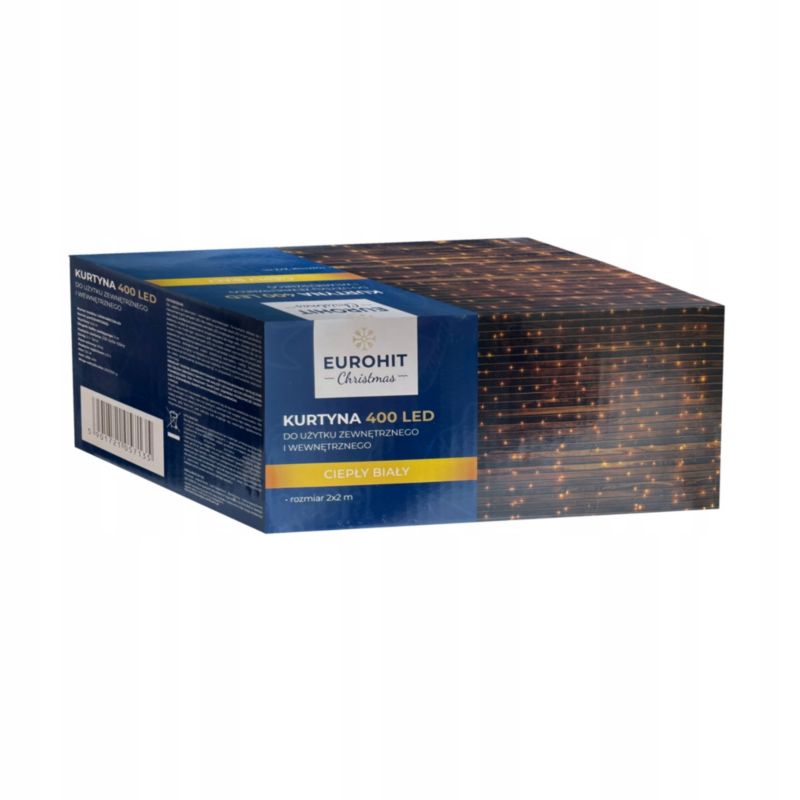 Lampki Corciano Choinkowe 400 LED kurtyna druciki 1szt.