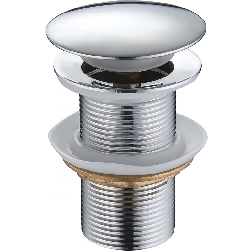 Korek klik-klak zwykły Mexen chrom duży 1 szt.