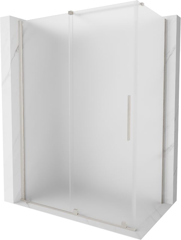 Kabina prysznicowa Mexen Velar rozsuwana 150 x 85 cm szron nikiel szczotkowany 1 szt.