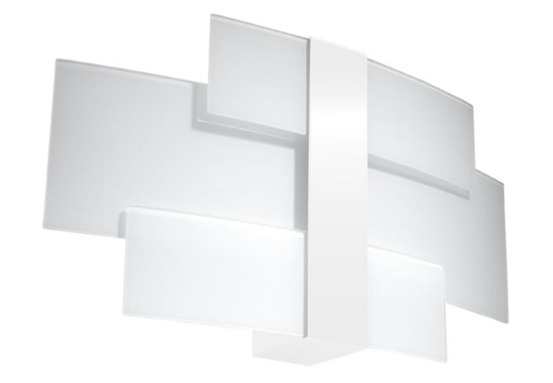 Kinkiet ścienny Sollux Lighting Celia biały 2 x G9 x 12W IP20 wym: 23 x 42 x 7 cm - 1 szt.