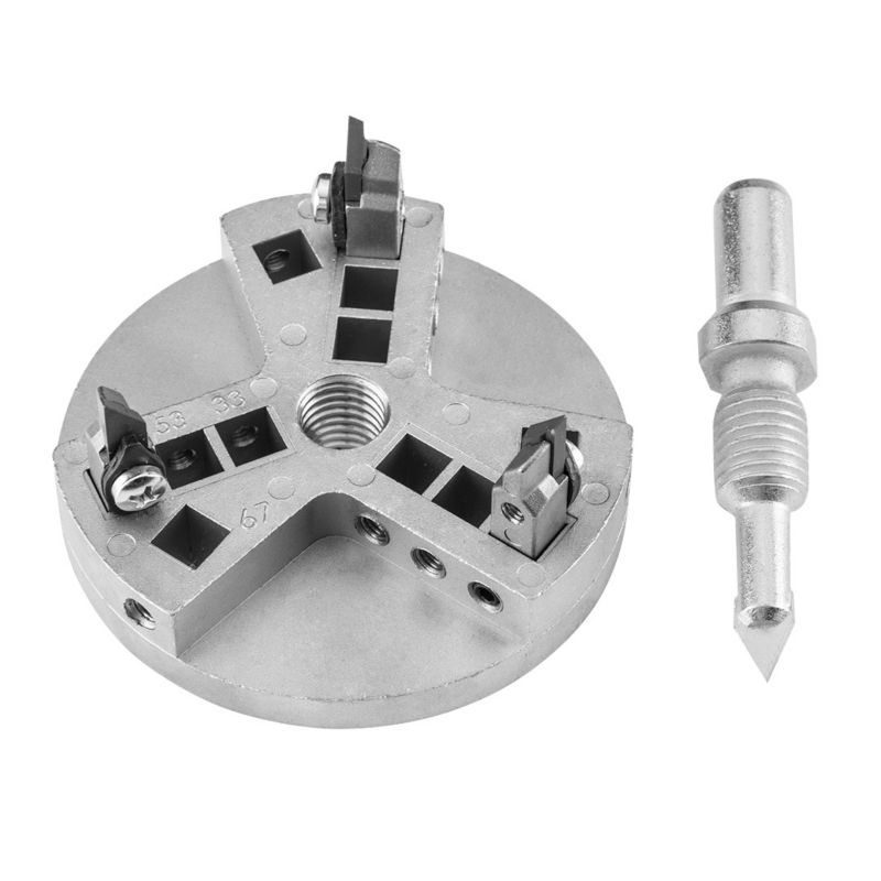 Wycinak otworów w glazurze GRAPHITE czterozakresowy - 33, 53, 67 i 73 mm ostrza widiowe 1 szt.