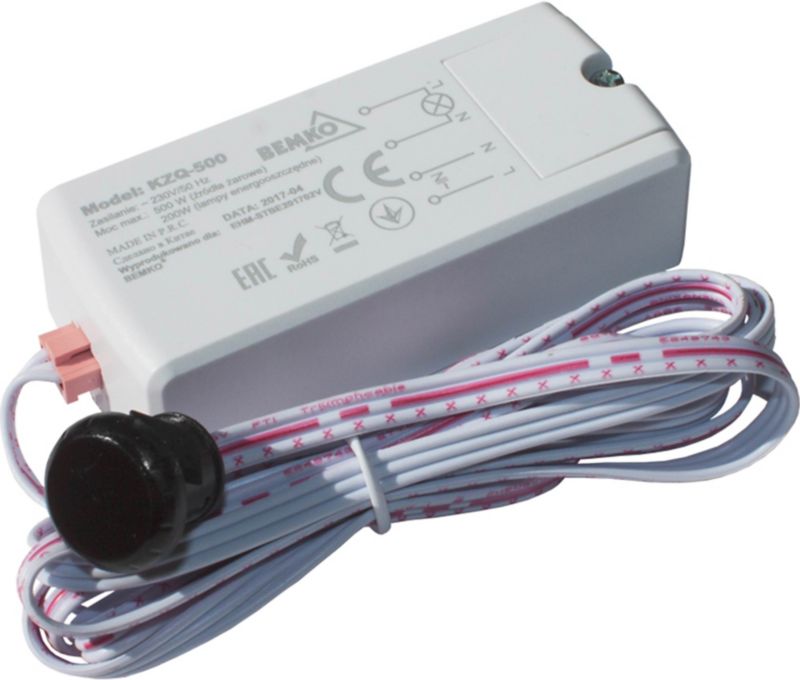 Czujnik zbliżeniowy Bemko 500 W biały