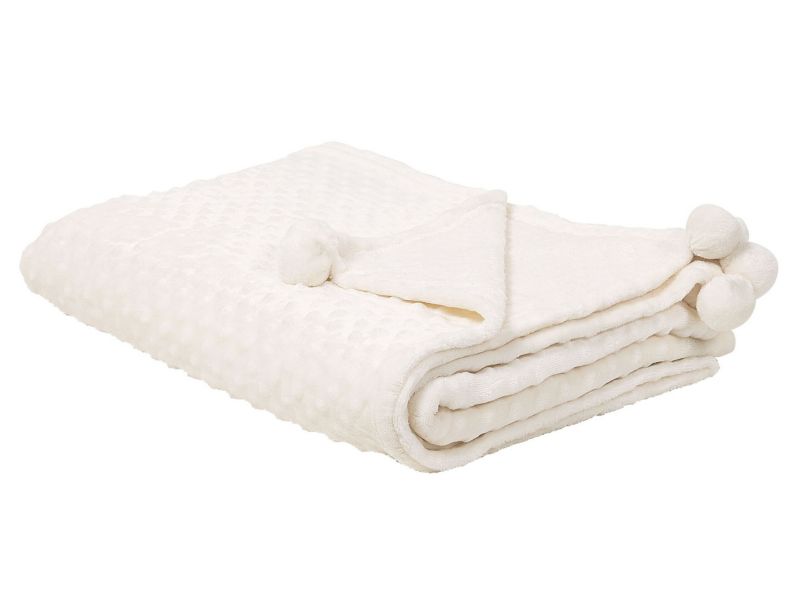 Koc Samur 150 x 200 cm Złamana biel 1 szt.