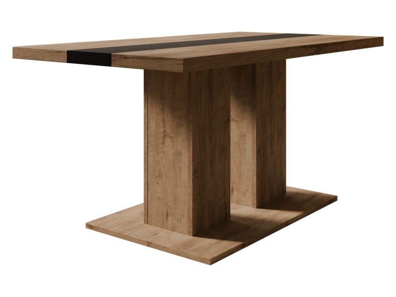 Stolik kawowy MIRJAN 24 Boston dąb lefkas / czarny 1 szt.