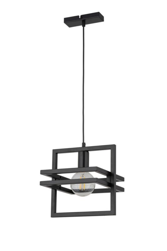 Lampa wisząca Sigma Lighting Merci 0607 czarna dekoracyjna 1xE27 x 1 szt.