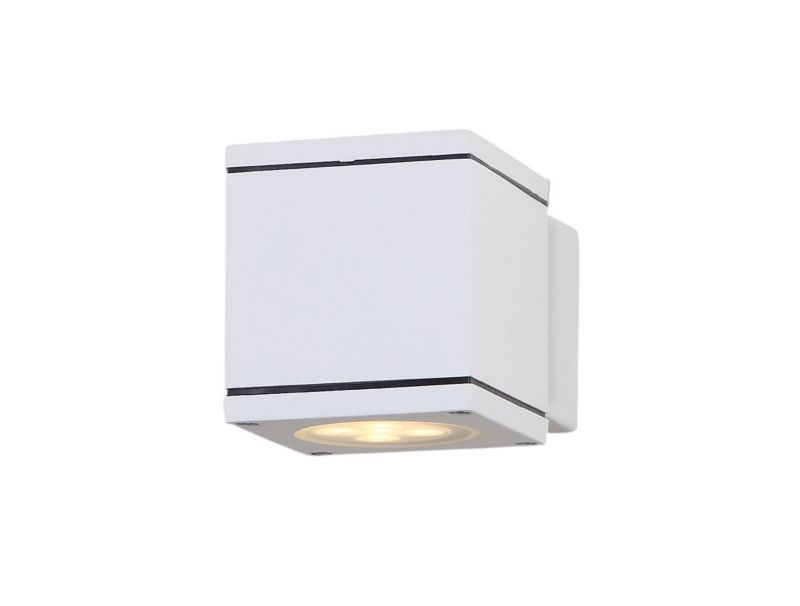 Kinkiet ścienny Maxlight Home Square biały styl nowoczesny 1 x GU10 x IP54 wym: 8,5 x 8 x 11,5 cm - 1 szt.