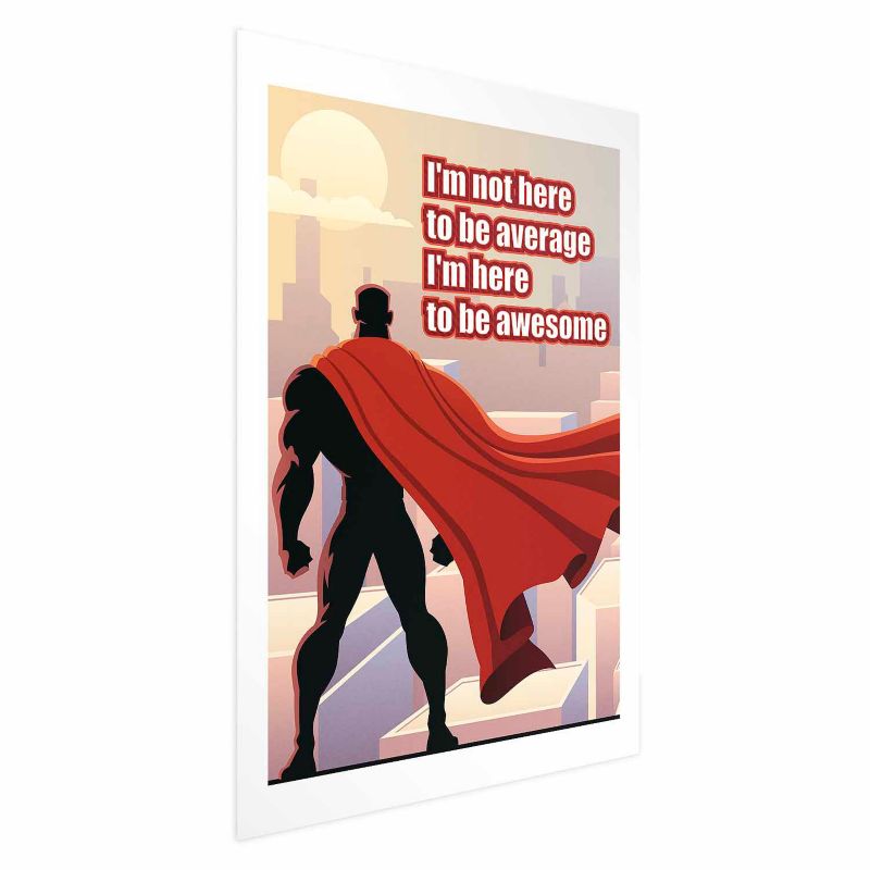 Plakat Artgeist Average 60x90 cm bez ramy 1 szt