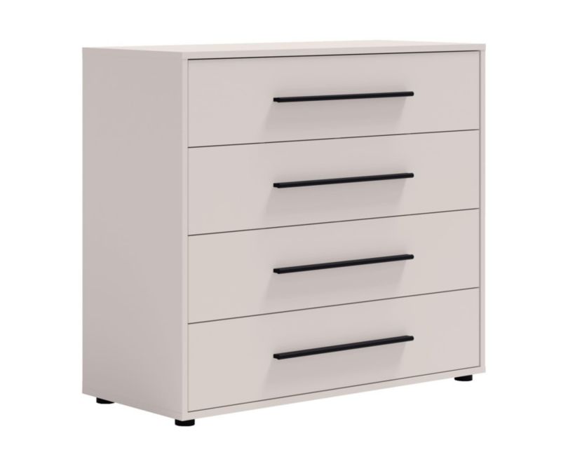 Komoda z szufladami Bettso Maxivo nowoczesna do sypialni kaszmir 1szt.