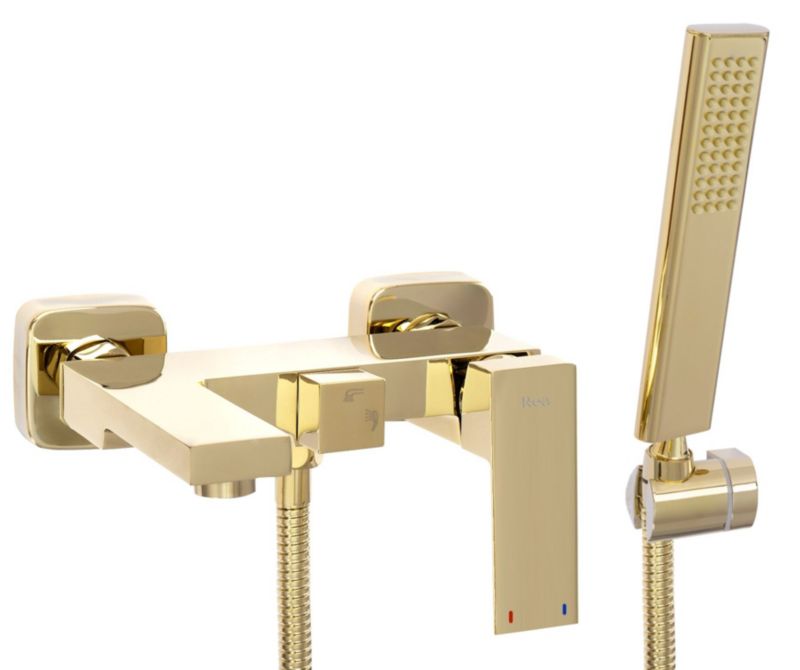 Bateria Wannowa Rea Fenix 19X18,5X10,5Cm Złoty 1 Szt