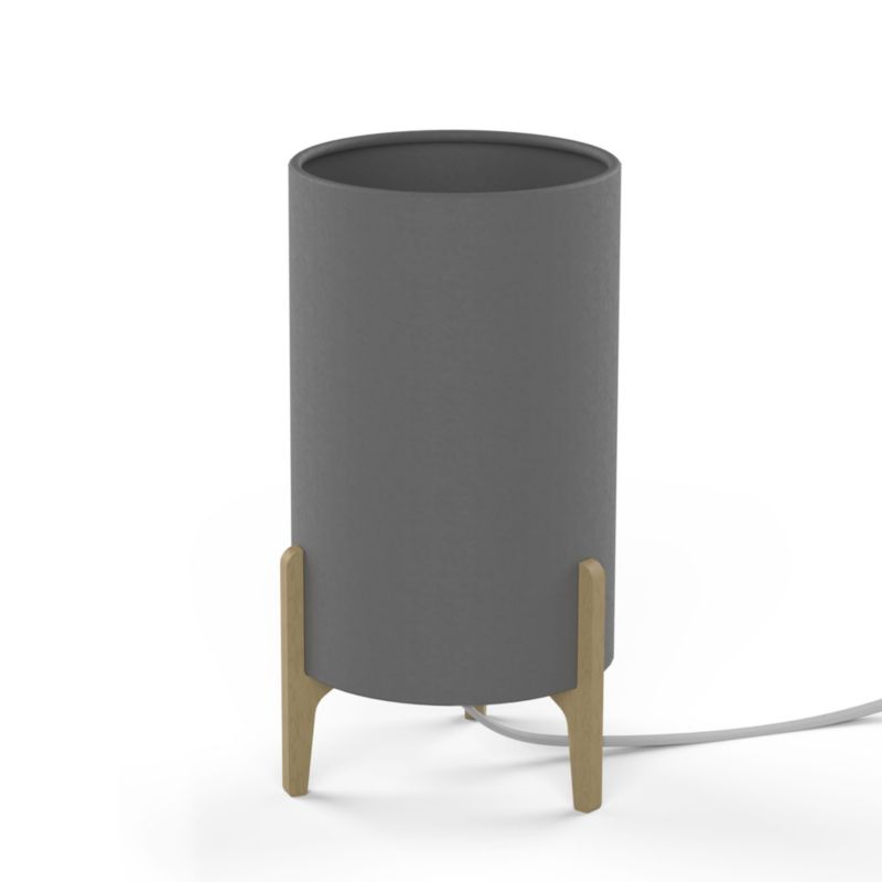 Lampka stołowa Nowodvorski Lighting Rocket brązowo-szara 1 x E27 x 40W IP20 wym: 25 x 14.5 x 14.5 cm tkanina - 1 szt.