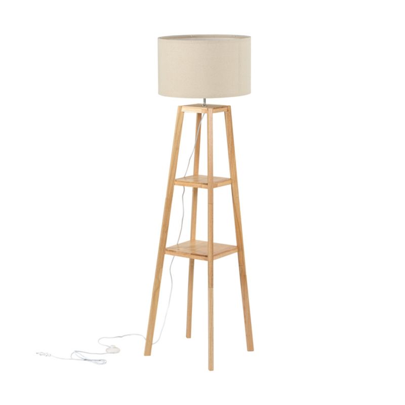 Lampa podłogowa LL SELDAR FL E27 66737 LightLogic z półkami 1szt.