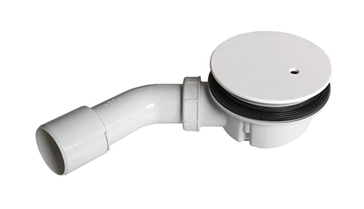 Syfon do brodzika Sanplast 90 mm biały wysoka przepustowość, 1 szt.