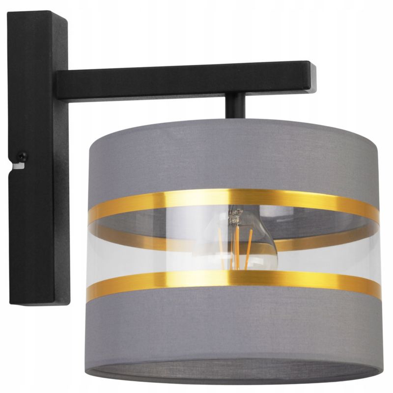 Lampa ścienna kinkiet Light Home LH Elegance Gold 1x E27 60W szary/czarny 1szt.