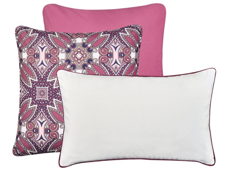 Zestaw 3 poduszek ogrodowych Mirage Wzór orientalny Kolorowy 1 kpl