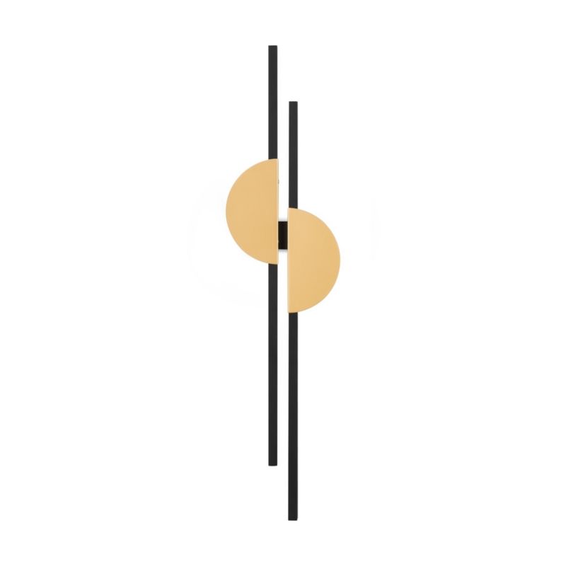 Kinkiet Maytoni Skyline czarno-złoty styl nowoczesny LED 23W 4000K 700lm IP20 wym: 79 x 19,2 x 6 cm - 1 szt.