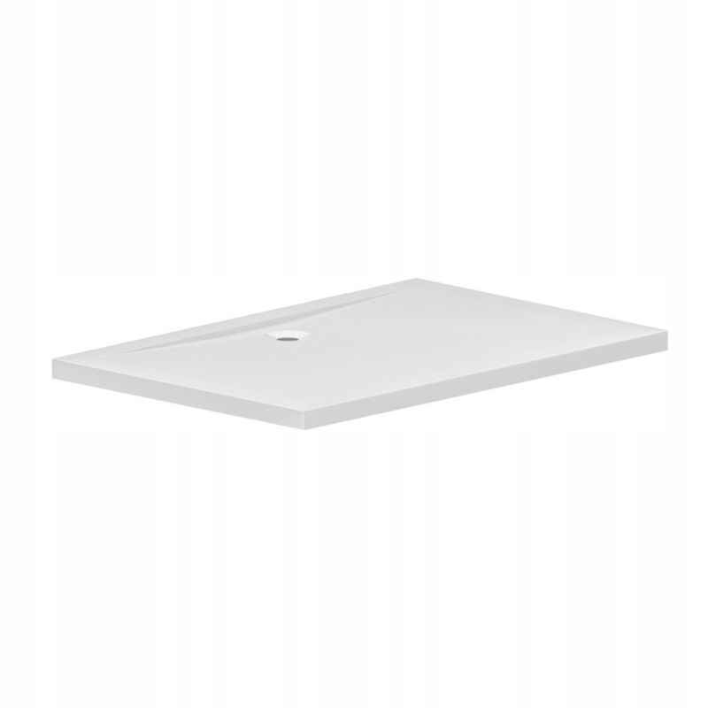 Brodzik prysznicowy slim FENIKS Durasan 100x70x5 biały prostokątny akrylowy 1 szt.