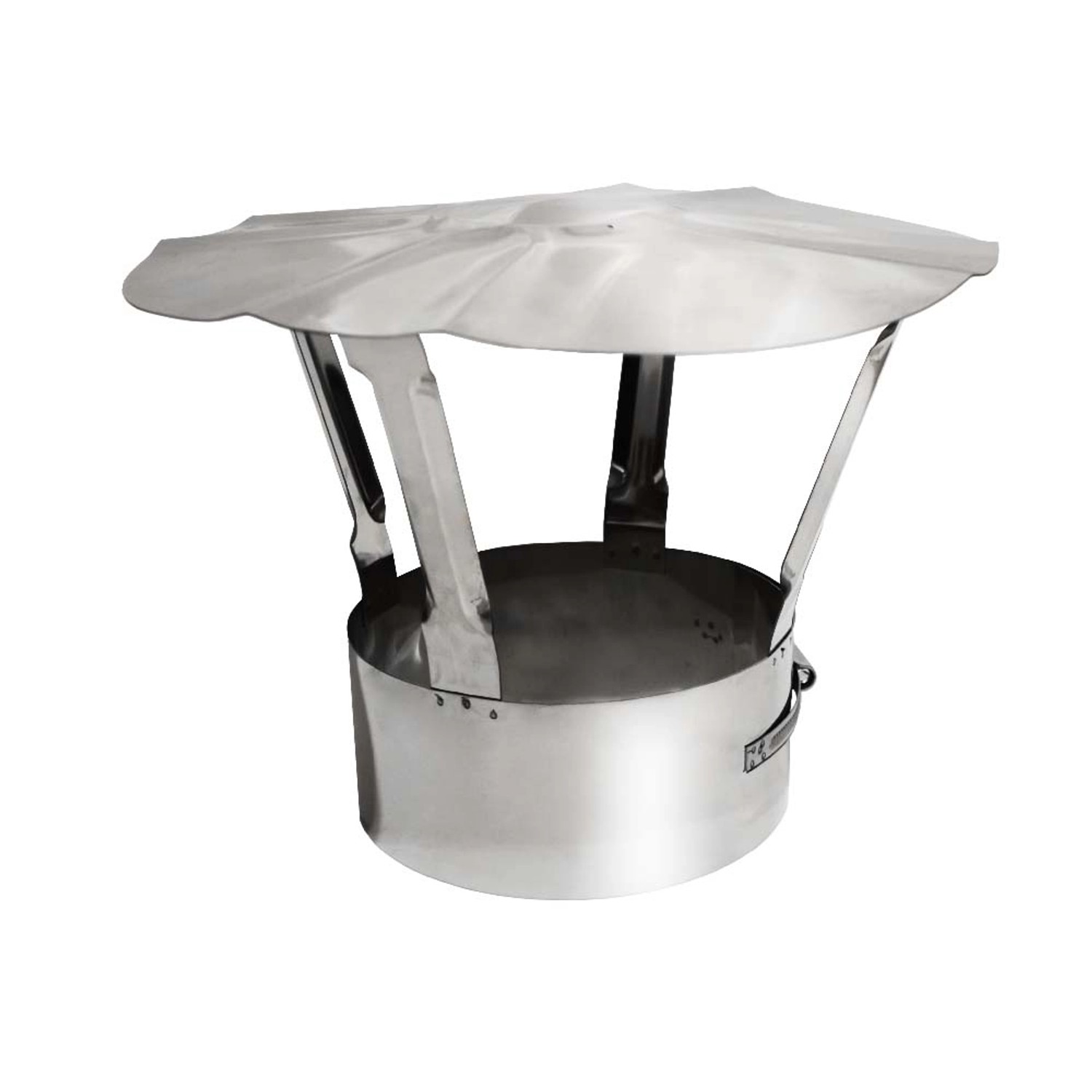 Daszek regulowany kwasoodporny do kominków 150 mm