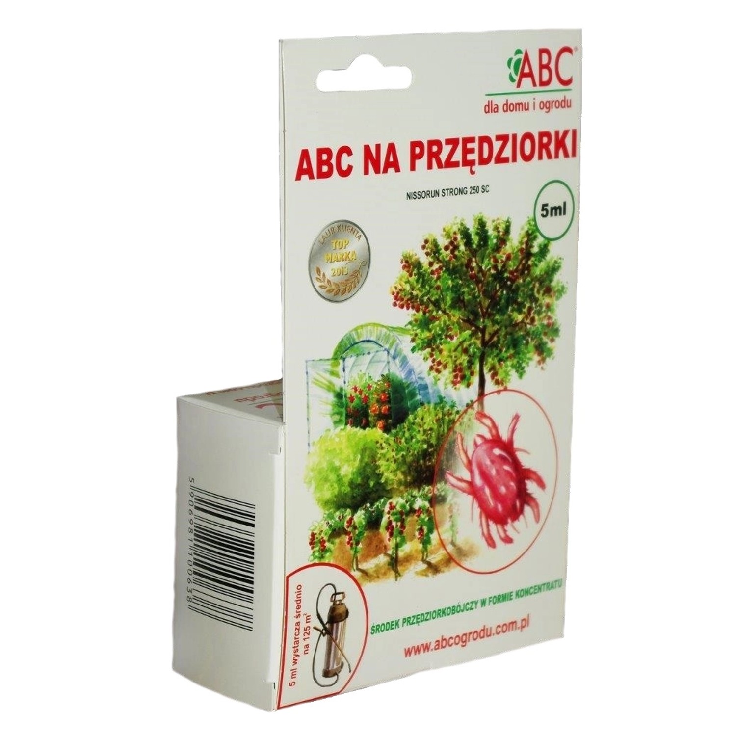 ABC Preparat na przędziorki Nissorun SC 250 - 5 ml.