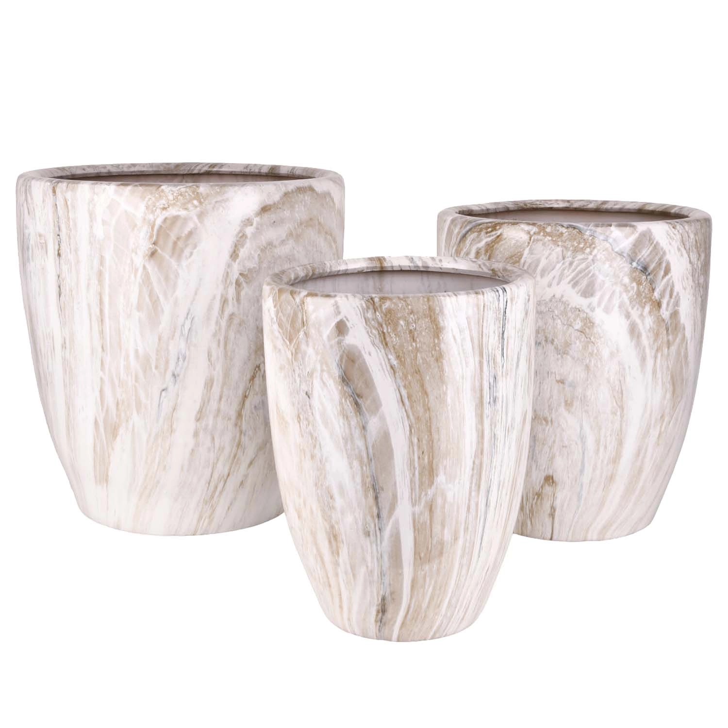 Osłonka Axim marmur beż komplet 3 szt.